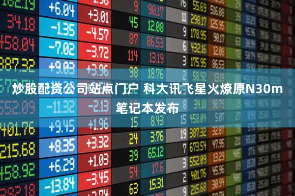 炒股配资公司站点门户 科大讯飞星火燎原N30m笔记本发布